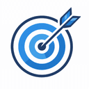 Icon: bullseye target hit