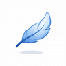 Icon: feather or minimal footprint