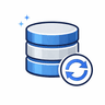 Icon: database cylinder representing onboard storage